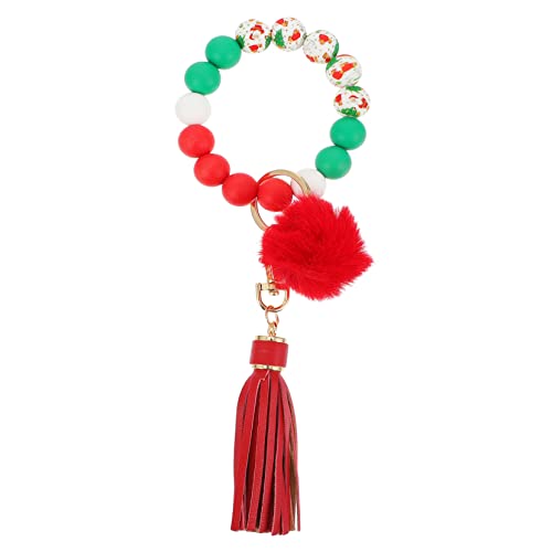 Holibanna 1stück Schlüsselanhänger Mit Quaste Und Perlen Dekoratives Armband Pendel Einzigartiger Schlüsselanhänger Accessoire Für Taschen Und Schlüsselbund Handgefertigt Und Stilvoll von Holibanna