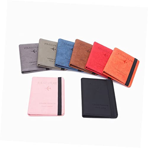 Holibanna 1stück RFID Reisepass Geldbörse Multifunktionale Pu-Leder Hülle Für Damen Dünnes Design Für Reisen Büro Und Geschäftsreisen Mit Ausreichend Platz Für Papiere Und Ausweise von Holibanna