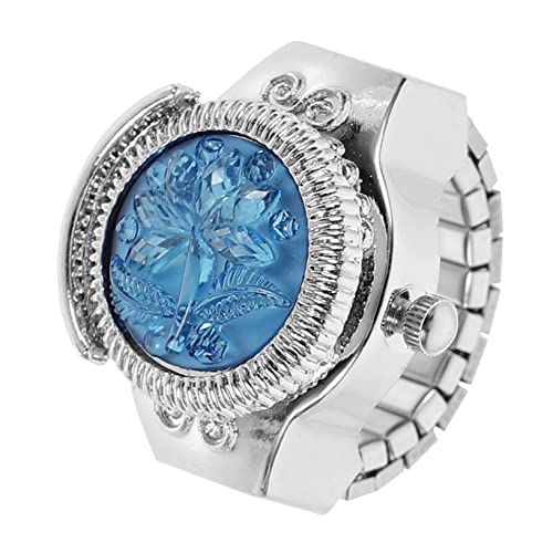 Holibanna Fingeruhr Ring Für Damen Schmuckuhr Modeuhrring Dekorative Uhr Aus Zinklegierung Tragbare Uhr Mit Kreativem Design von Holibanna