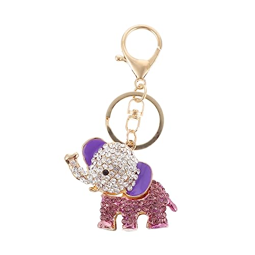 Holibanna 1stück Elefanten Schlüsselanhänger Aus Robustem Material Kreativer Auto- Stilvolles Deko-Accessoire Für Taschen Einzigartiges Für Jeden Anlass Langlebig Und Detailreich von Holibanna