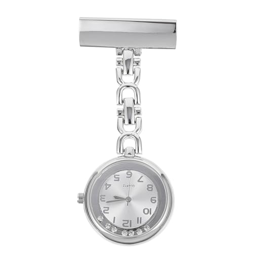 Holibanna 1stk Schwesterntisch Arzttasche Taschenuhr Akut Lingual Mini Taschenuhr Medizinische Quarz Taschenuhr Pflege Metall Fräulein Aluminiumgehäuse Blinddarm von Holibanna