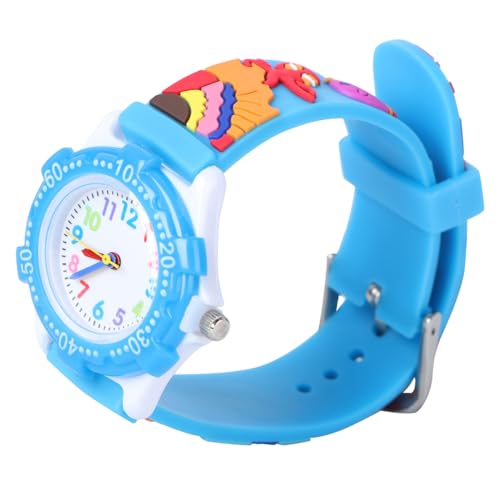 Holibanna 1stück Kinderuhr Unterwasserwelt Armbanduhr Für Jungen Und Mädchen Kreative Und Langlebige Kinderuhr Mit Cartoonartigem Design Als Für Geburtstage Blau von Holibanna