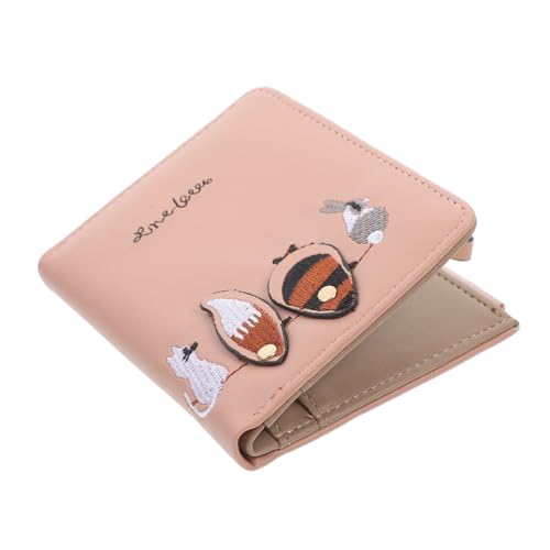 Holibanna 1stück Multifunktionale Geldbörse Mit Tiermotiv Niedliches Faltbares Portemonnaie Für Damen Für Karten Und Münzen Stilvoll Zartem Geschenkidee Für Freundinnen von Holibanna