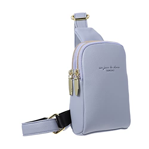 Holibanna 1stück Pu Damen Umhängetasche Multifunktionale Schultertasche Für Reisen Freizeit Und Alltag Bequeme Crossbody Bauchtasche Mit Doppelten Fächern von Holibanna