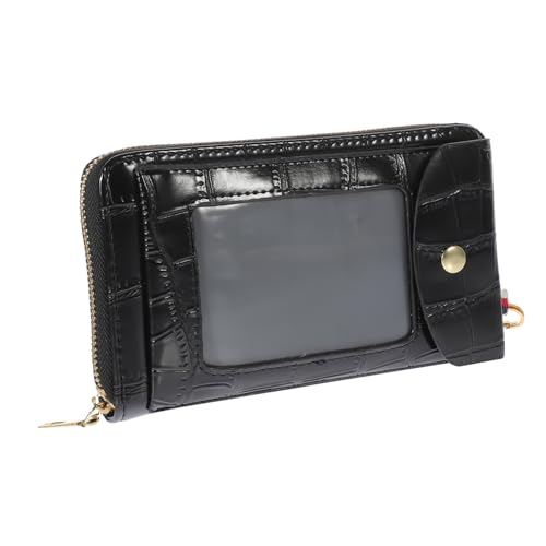 Holibanna 1stück Schwarz Praktisch Damen Umhängetasche Mit Transparentem Design Für Handy Und Dokumente Als Schulter Oder Crossbody Bag Nutzbar Für Unterwegs von Holibanna