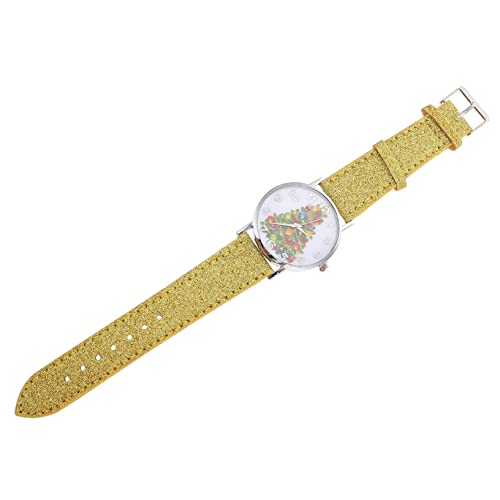 Holibanna Weihnachten Design Armbanduhr Uhr Studenten Armbanduhr Edelstahl Zinklegierung Rostfrei Langlebig von Holibanna