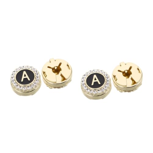 Holibanna 2 Paar Manschettenknöpfe mit Buchstaben Hemdgürtel Manschettenknöpfe für Anzüge Buchstaben Manschettenknöpfe Goldene Manschettenknöpfe formelle Manschettenknöpfe Anzugzubehör Holibanna 2 Paar Manschettenknöpfe mit Buchstaben Hemdgürtel Manschettenknöpfe für Anzüge Buchstaben Manschettenknöpfe Goldene Manschettenknöpfe formelle Manschettenknöpfe Anzugzubehör von Holibanna
