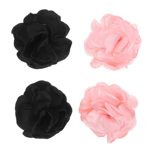 Holibanna 2 Paare Blumenschuh clips für Damen Abnehmbare Künstliche Blumen schmuckstücke Sichere Befestigung Modische Schuhdekorationen für High Heels und Sandalen Vielseitiges Accessoire von Holibanna