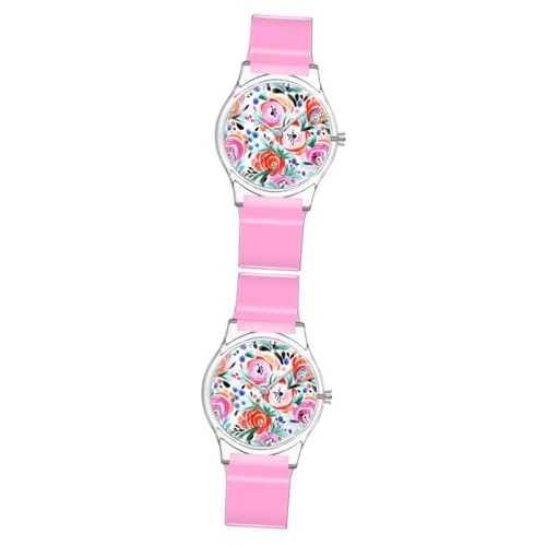 Holibanna 2 STK Armbanduhr Für Mädchen Uhren Kinderarmbanduhr Kinderuhr Kreative Uhr Kinder Sehen Mädchen Uhr Für Kinder Jungen 6-12 Modeuhr Betrachten Koreanische Version Japan Student von Holibanna