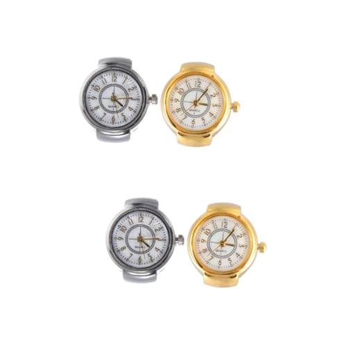 Holibanna 2 Sätze Digitale Ringuhr Fingeruhr Vintage Damenuhren Für Herren Kleine Uhr Lässige Fingerringuhr Ringuhren Uhrring Winzige Uhr Mini Ringuhr Uhren Und Ringe 2 Stücke * 2 von Holibanna