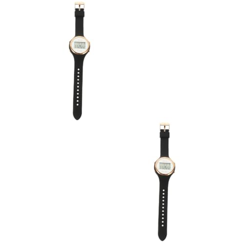 Holibanna 2sätze Großes Display Sportuhr wasserdichte Digitale Outdoor-Uhr Für Herren Und Damen Multifunktionale Armbanduhr Mit -hintergrundbeleuchtung Stoppuhr Und Alarmfunktion Für von Holibanna