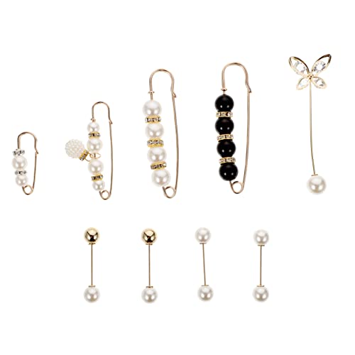 Holibanna 2 Sätze Perlenbrosche Set für Damen Kleidung Dekorative Pins Pack Hochwertige Schmuck Broschen für Besondere Anlässe und Tägliches Tragen von Holibanna