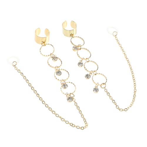 Holibanna 2 Stck Metallringe Ohrclips mit Strass Kabellose Anti lost Ohrstecker Leicht Angenehm Kompatibel mit Bluetooth kopfhörern für Damen Modisches Accessoire für Mehrere Ohrlöcher Holibanna 2 Stck Metallringe Ohrclips mit Strass Kabellose Anti lost Ohrstecker Leicht Angenehm Kompatibel mit Bluetooth kopfhörern für Damen Modisches Accessoire für Mehrere Ohrlöcher von Holibanna