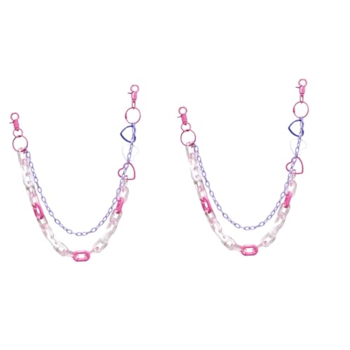 Holibanna 2 Stck. Bunte Hosenkette für Damen und Herren Verstellbar Leicht und Langlebig für Jeans Lederhosen und Kleider Perfektes Accessoire für Partys und Auftritte von Holibanna