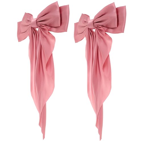 Holibanna 2stücke Große Haarspangen Mit Schleife Vintage Haarschmuck Für Frauen Und Mädchen Für Pferdeschwanzhalter Und Elegante Frisuren Haaraccessoires Für Jeden Anlass von Holibanna