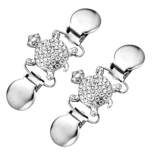 Holibanna 2er Satz Damen Kleiderklammern Pullover-broschen Schal-broschen Schildkröten-design von Holibanna