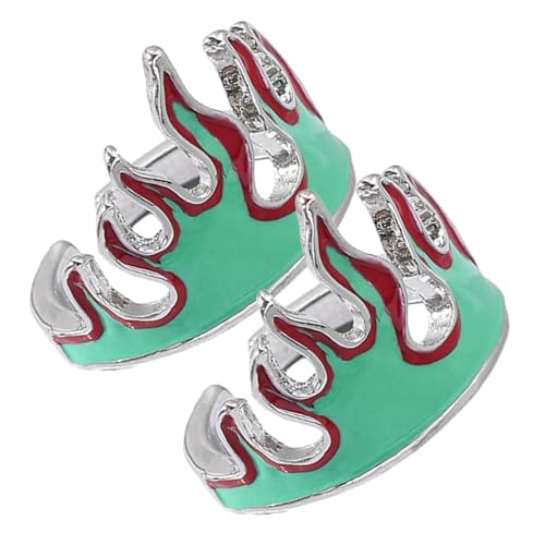 Holibanna 2stücke Flammenring Aus Verstellbarer Offener Für Frauen Und Kreativer Ringschmuck Als Geschenkidee Für Weihnachten Valentinstag Oder Geburtstag von Holibanna