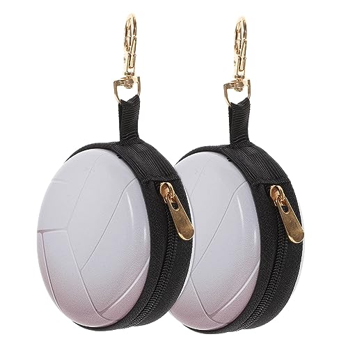 Holibanna 2 Stück Geldbörse Storage Boxes schlüsselanhänger Key Chains The Tote Bag bonbontüte Handtasche Ballmuster süßigkeitentüten kugelformer portmonee Herren Münzbeutel Portemonnaie von Holibanna