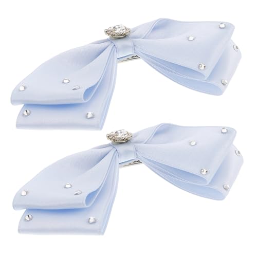 Holibanna 2stücke Haarspangen Mit Schleife Für Junge Mädchen Süße Haarspangen Mit Schleife Für Kleine Mädchen Haarschmuck Haarschleifen von Holibanna