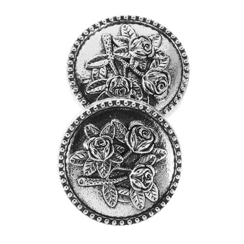 Holibanna 2 Stück Hemdmanschaumdeckung Vintage -Taste abdeckt Vintage -Button -Deckungszubehör Knopfschmuck für formelle Verschleiß Knopfabdeckung für Anzüge Legierung Silver Holibanna 2 Stück Hemdmanschaumdeckung Vintage -Taste abdeckt Vintage -Button -Deckungszubehör Knopfschmuck für formelle Verschleiß Knopfabdeckung für Anzüge Legierung Silver von Holibanna