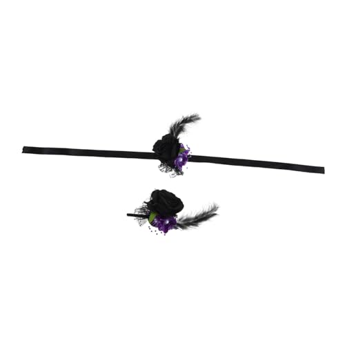 Holibanna 2 Stück Hochzeits-handgelenk-corsage: Hochzeitsblumen-corsage Für Brautjungfern – Schwarzes Handgelenk-blumenarmband, Künstliches Blumenarmband Für Brautparty, Halloween Holibanna 2 Stück Hochzeits-handgelenk-corsage: Hochzeitsblumen-corsage Für Brautjungfern – Schwarzes Handgelenk-blumenarmband, Künstliches Blumenarmband Für Brautparty, Halloween von Holibanna