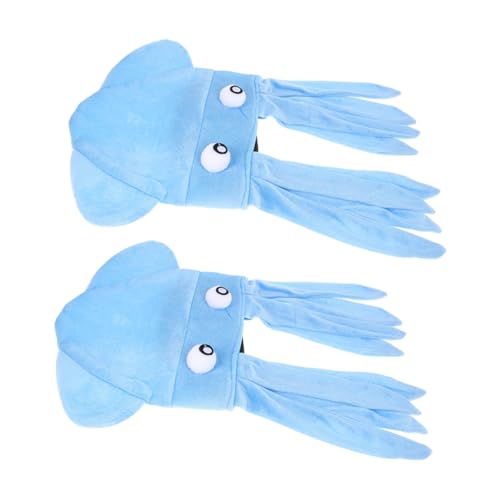 Holibanna 2 Stück Lustige Octopus Mütze mit Weichem Material Originelle Kopfbedeckung für Party Festival Reise Unisex für Erwachsene von Holibanna