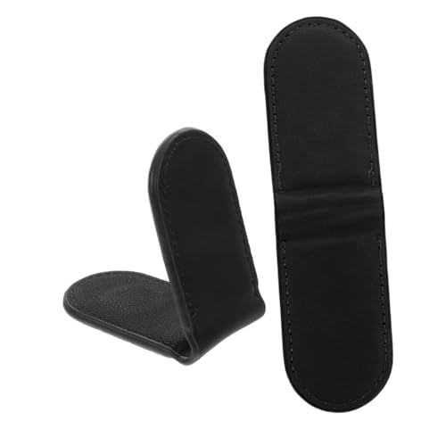 Holibanna 2 Stück Magnetischer Geldclip PU Material Schlankes Design Elastisch Langlebig Herren Geldbörse Geldklammer für Bargeld Karten Kompakt Vielseitig Praktisch Alltag von Holibanna