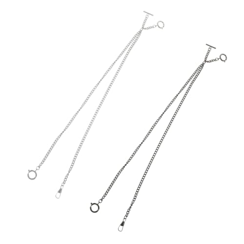Holibanna 2 Stück Metall Uhrenkette Teiliges Herren Hosentaschen Kette Vielseitig Tragbar Robust für Jeans Weste Vintage Stil Leichte Taschenuhr Zubehör Holibanna 2 Stück Metall Uhrenkette Teiliges Herren Hosentaschen Kette Vielseitig Tragbar Robust für Jeans Weste Vintage Stil Leichte Taschenuhr Zubehör von Holibanna