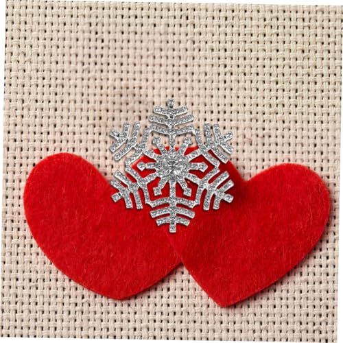 Holibanna 2 Stück Modische Schneeflocken Broschen mit Funkelnden Strasssteinen Langlebige Legierung Vielseitig für Damen Kleidung Schals und Hüte Stilvolle Schmuckaccessoires von Holibanna
