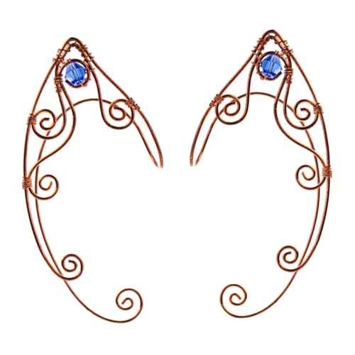 Holibanna 2 Stück Ohrclips Damen Vintage Goldfarbene Ohrklemme Frei Von Ohrloch Handgefertigt Leichter Ohrschmuck Für Frauen Mädchen Geschenkidee von Holibanna