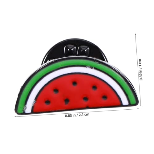 Holibanna 2 Stück Party Fashion Wassermelonen brosche Cartoon Anstecknadeln für Damen und Herren Kreatives Kleidungs accessoire mit Lebendiger Farbe und Auffälligem Design von Holibanna