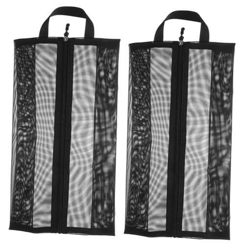 Holibanna 2stücke Netz Schuhtasche Für Reisen Atmungsaktive Schuh-Organizer-Taschen Mit Griff Leichtes Schuh-packtasche Für Koffer Schuhaufbewahrungstasche Für Herren Und Damen von Holibanna