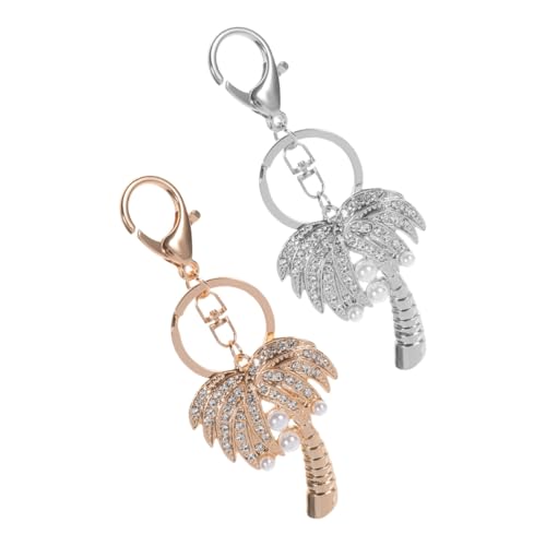 Holibanna 2stücke Pack -schlüsselanhänger Strass-anhänger Ästhetischer Taschenanhänger Rucksack-anhänger Damen-schlüsselanhänger von Holibanna