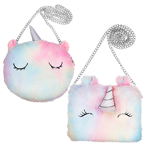 Holibanna Einhörner Mädchen Geldbörsen Plüsch Tasche Für Kleine Mädchen Kindergeldbörse Flauschige Umhängetasche Einhorn-Tasche Holibanna Einhörner Mädchen Geldbörsen Plüsch Tasche Für Kleine Mädchen Kindergeldbörse Flauschige Umhängetasche Einhorn-Tasche von Holibanna