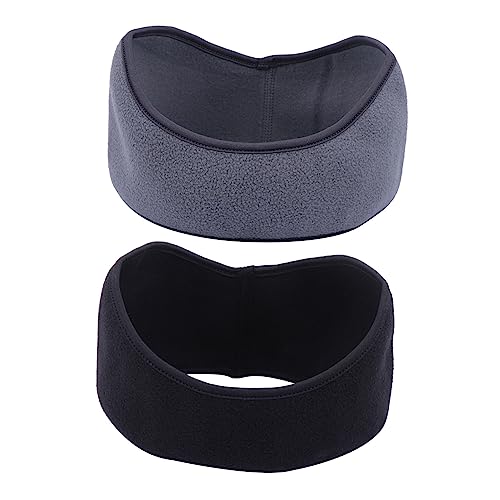 Holibanna 2stücke Outdoor Ohrenschutz Stirnband Warmes Fleece Ohrenschutz-accessoire Für Sport Und Winddicht Und Warm von Holibanna