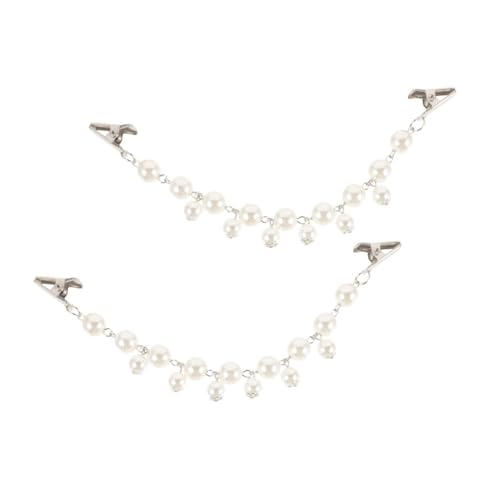 Holibanna 2stücke Vintage Pullover Clips Elegante Kunstperlen Jacken Cardigan-clips Für Damen Und Mädchen Vielseitig Einsetzbare Retro-brooch-pins Zur Verschönerung Von Kleidern Und Oberteil von Holibanna