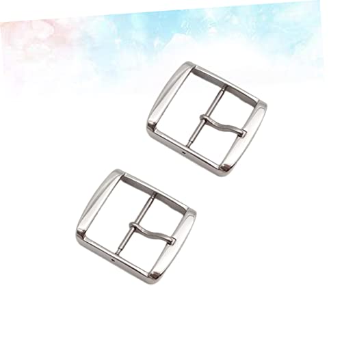Holibanna 2 Stück Uhrband Schnalle Poliert Verschluss Robust für Herren Damen Silikon Uhrenarmband Zubehör von Holibanna