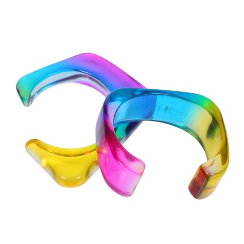 Holibanna 2stücke Acrylarmband Für Damen Mit Farbverlaufsdesign Modisches Armband Für Partys Und Musikfestivals Retro-geometrisches Handgelenkschmuck Hautfreundliches Material Für Alltag Holibanna 2stücke Acrylarmband Für Damen Mit Farbverlaufsdesign Modisches Armband Für Partys Und Musikfestivals Retro-geometrisches Handgelenkschmuck Hautfreundliches Material Für Alltag von Holibanna
