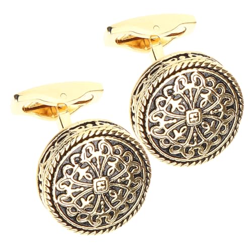 Holibanna 2 Stück Vintage Herren Manschettenknöpfe Retro Cufflinks für Anzüge Hemden und Hochzeiten und Sichere Design für Besondere Anlässe Geschenkidee für Holibanna 2 Stück Vintage Herren Manschettenknöpfe Retro Cufflinks für Anzüge Hemden und Hochzeiten und Sichere Design für Besondere Anlässe Geschenkidee für von Holibanna