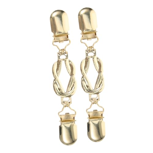 Holibanna 2 Stück Vintage Sweater Closure Clips aus Langlebiger Legierung Elegante Strickjacken Schließe für Damen Kreative Broschen für Offene Cardigans und Modische Kleidungsverschlüsse von Holibanna