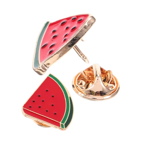 Holibanna 2 Stück Wassermelonen Broschen aus Legierung Kreative Anstecknadeln mit Feiner Verarbeitung Schmuckpins für Damen Geeignet für Schals Jacken und Sommeroutfits Holibanna 2 Stück Wassermelonen Broschen aus Legierung Kreative Anstecknadeln mit Feiner Verarbeitung Schmuckpins für Damen Geeignet für Schals Jacken und Sommeroutfits von Holibanna