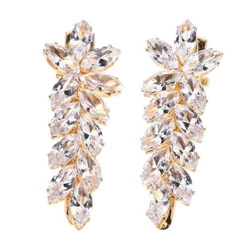 Holibanna 2stücke Niedliche Haarspangen Für Mädchen Elegante Haarnadeln Mit Zirkonia Dekorative Haarclips Kleiner Entenschnabel Haarklammer Hochwertige Hochzeits-haaraccessoires von Holibanna