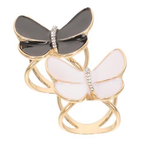 Holibanna 2 Stücke Schal Clips für Damen Schalringe Langlebige Schal Schnallen für Hemden Kleider und Outfits Schicke Kleidung Dekoration für Hochzeiten und Partys von Holibanna