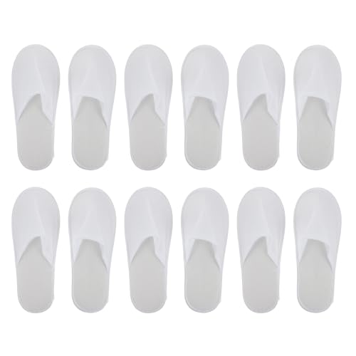 Holibanna 20 Paare Einweg Hausschuhe Gästeschuhe Pantoffeln Hotelslipper Frottierslipper für Hotel Spa Zuhause Gäste Reisen Damen Herren Hausschuhe Set Gäste von Holibanna
