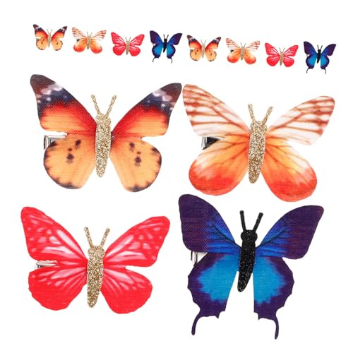 Holibanna 20stücke Schmetterling Haarklammern Für Mädchen Bunte Haarspangen Als Süßes Haaraccessoire Für Junge Mädchen Für Jede Frisur Und Anlass Inklusive Geburtstag Und Weihnachten von Holibanna