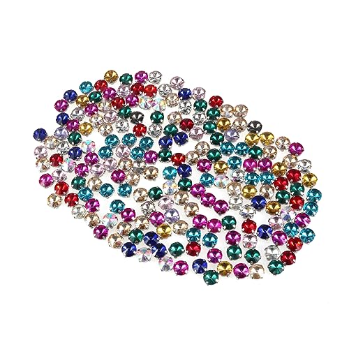 Holibanna 200stücke Glitzersteine Mit Klauen Für -bekleidung Strasssteine Für Dekorative Glasaccessoires Vielseitig Einsetzbar Für Kleidung Schuhe Und Hochzeitskleider von Holibanna