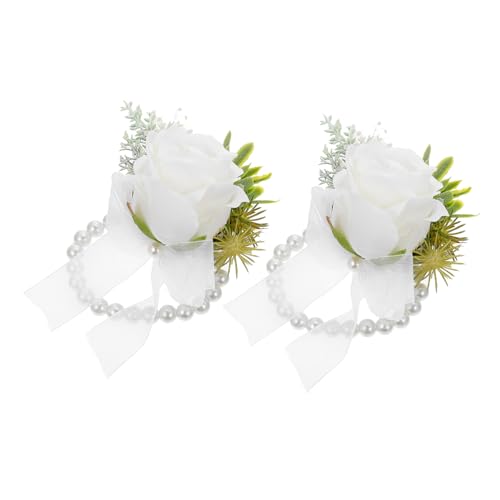 Holibanna 2er Satz Tragbare Handgelenk Corsagen Delikate Corsage Armbänder Dekorative Handgelenk Dekore von Holibanna