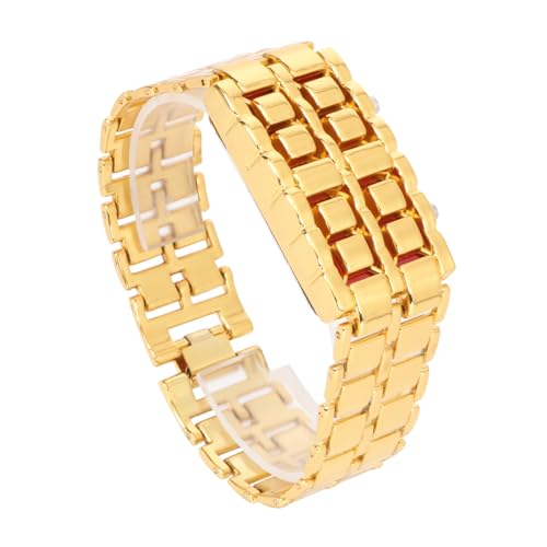 Holibanna 2St Digitaluhr Rotlichtuhr armbanduhr geführte digitale Armbanduhr geführte Armbanduhr LED Anschauen Gurt Student von Holibanna
