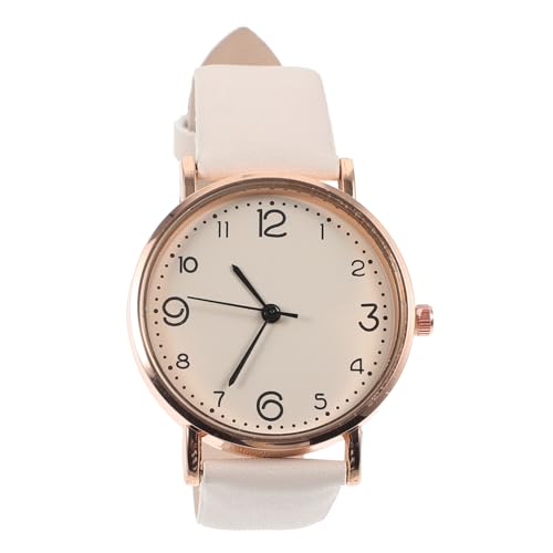 Holibanna Damen Uhr 2st Damen-armbanduhr, Damen-armbanduhr Bunte Armbänder Für Frauen Lederarmbänder Betrachten Frauen Schauen Zu Schüttgut Mädchenuhren Weiß Krankenschwester Weihnachten Notwendigkeit von Holibanna