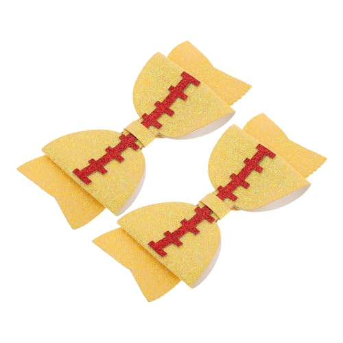 Holibanna 2 Stück Fußball-haarspangen Für Mädchen Süße Haarnadeln Dekorierte Haar-accessoires Mit Sportmotiv Für Kinder von Holibanna